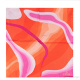 Foulard Orange Multicolor Silk