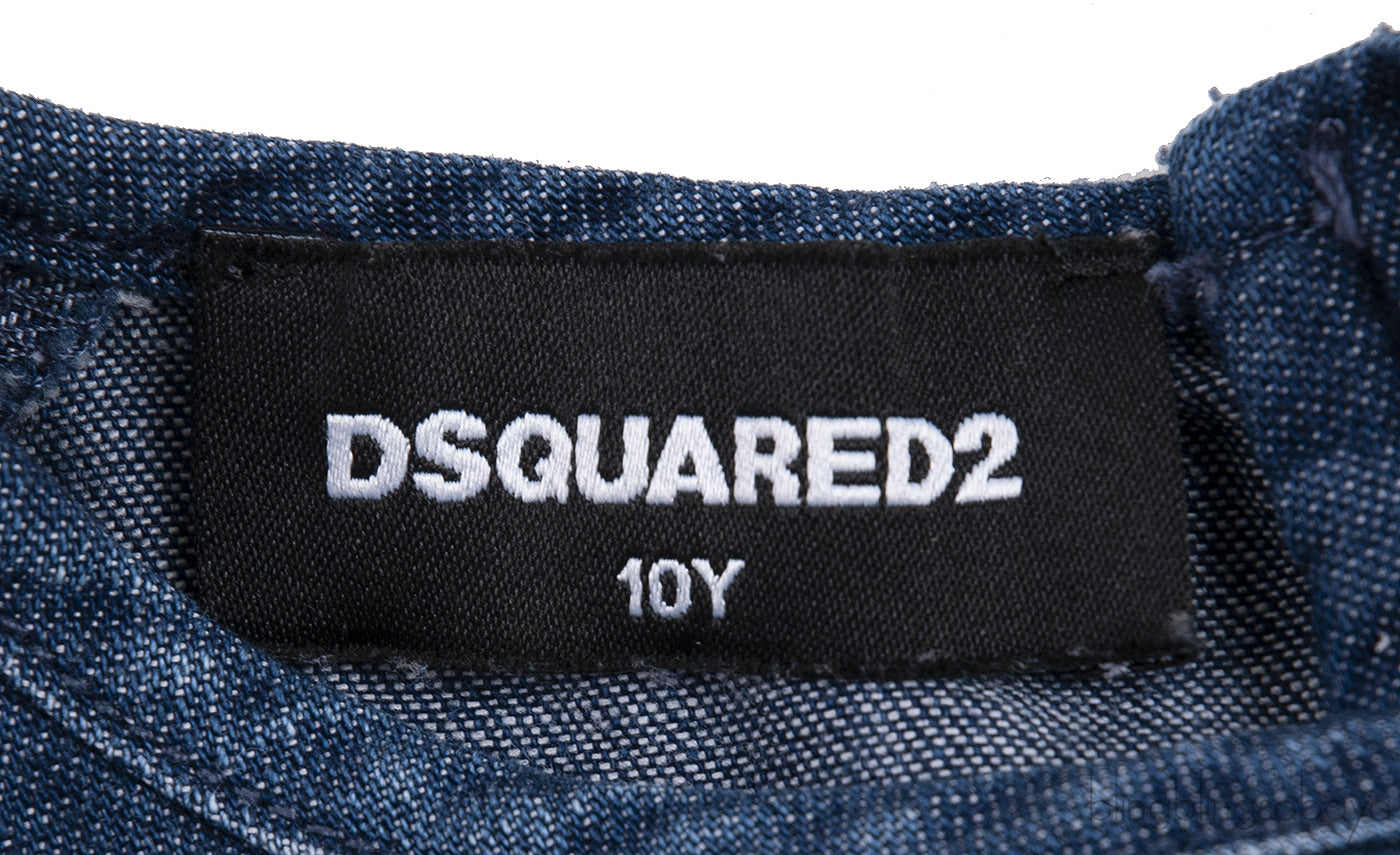 Blue Denim Kids Dress