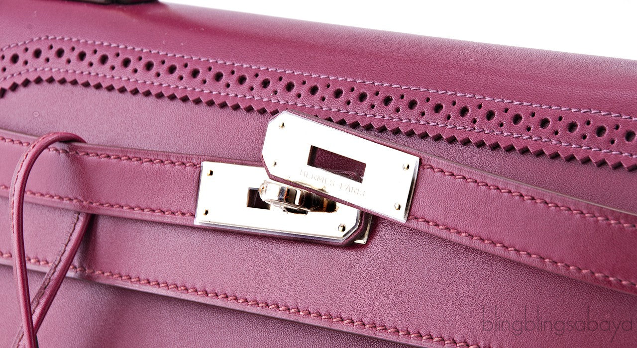 Kelly 35 Ghillies Rubis Tadelakt