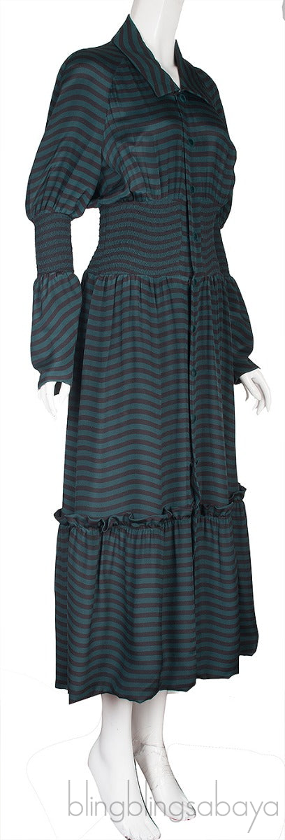 Stripes Midi Dress