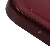 Hermes Rouge H Patent Leather Oran Sandals 36