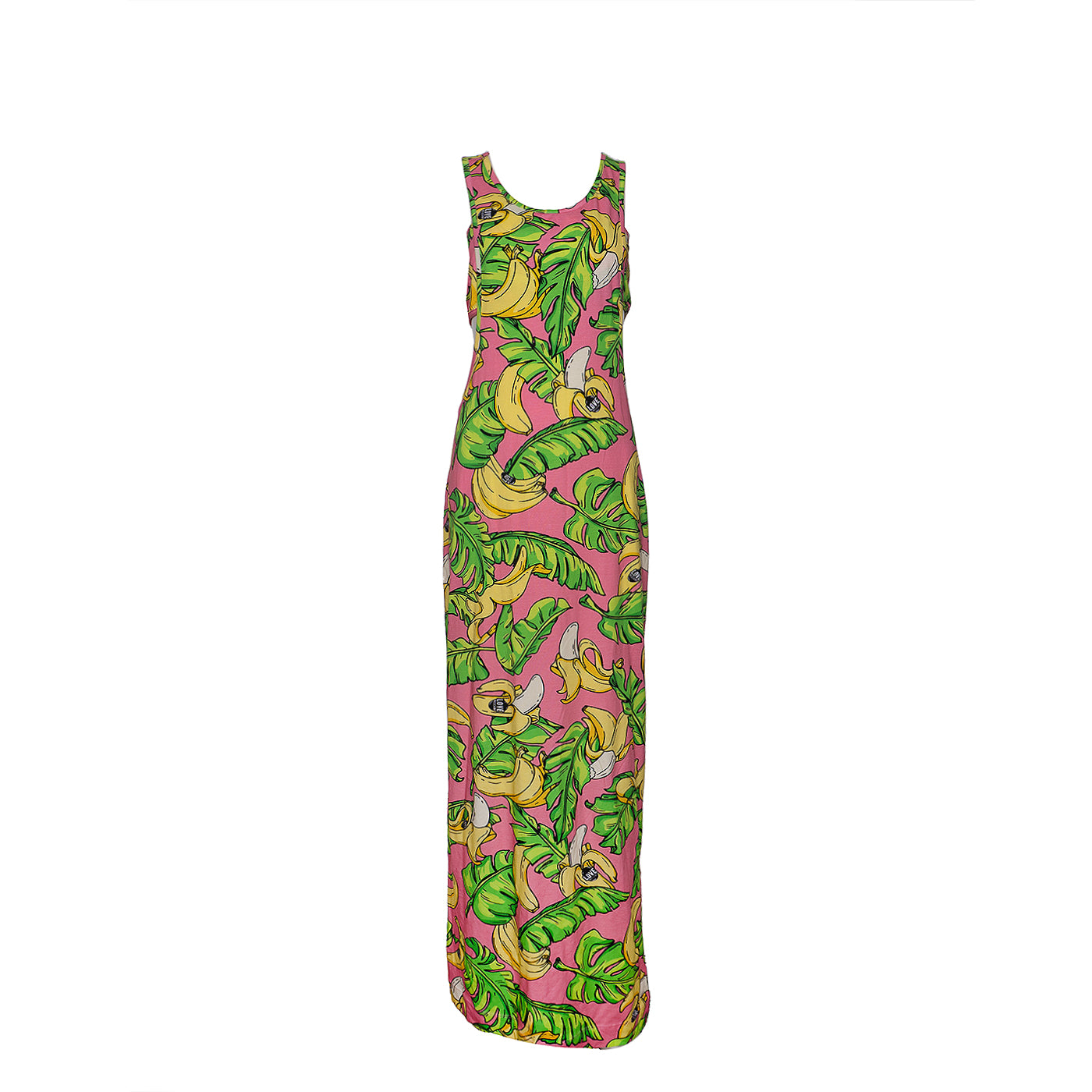 Love Moschino Banana Print Maxi Dress S
