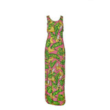 Love Moschino Banana Print Maxi Dress S