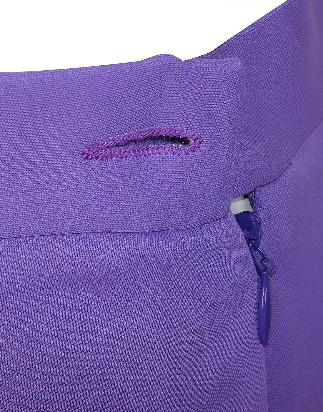 Hermes Purple Stretch Maxi Skirt