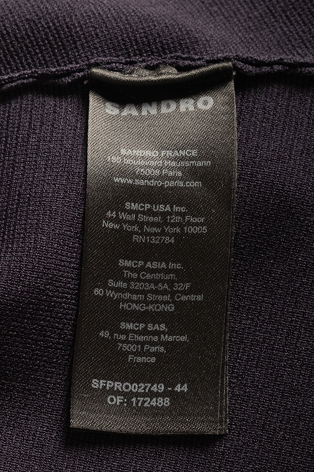 Sandro Navy Blue Knitted Buttoned Skirt Mini Dress S