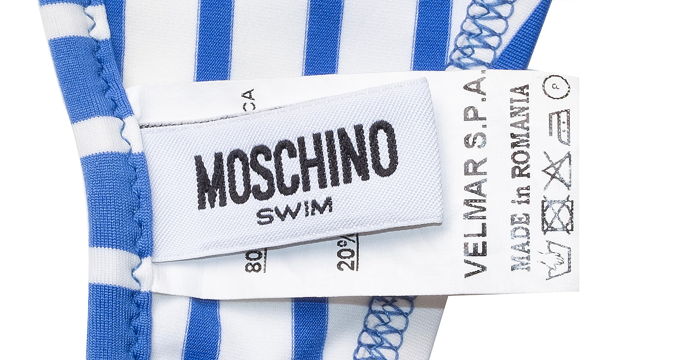 Moschino Blue Swimsuit Set