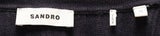 Sandro Navy Blue Knitted Buttoned Skirt Mini Dress S
