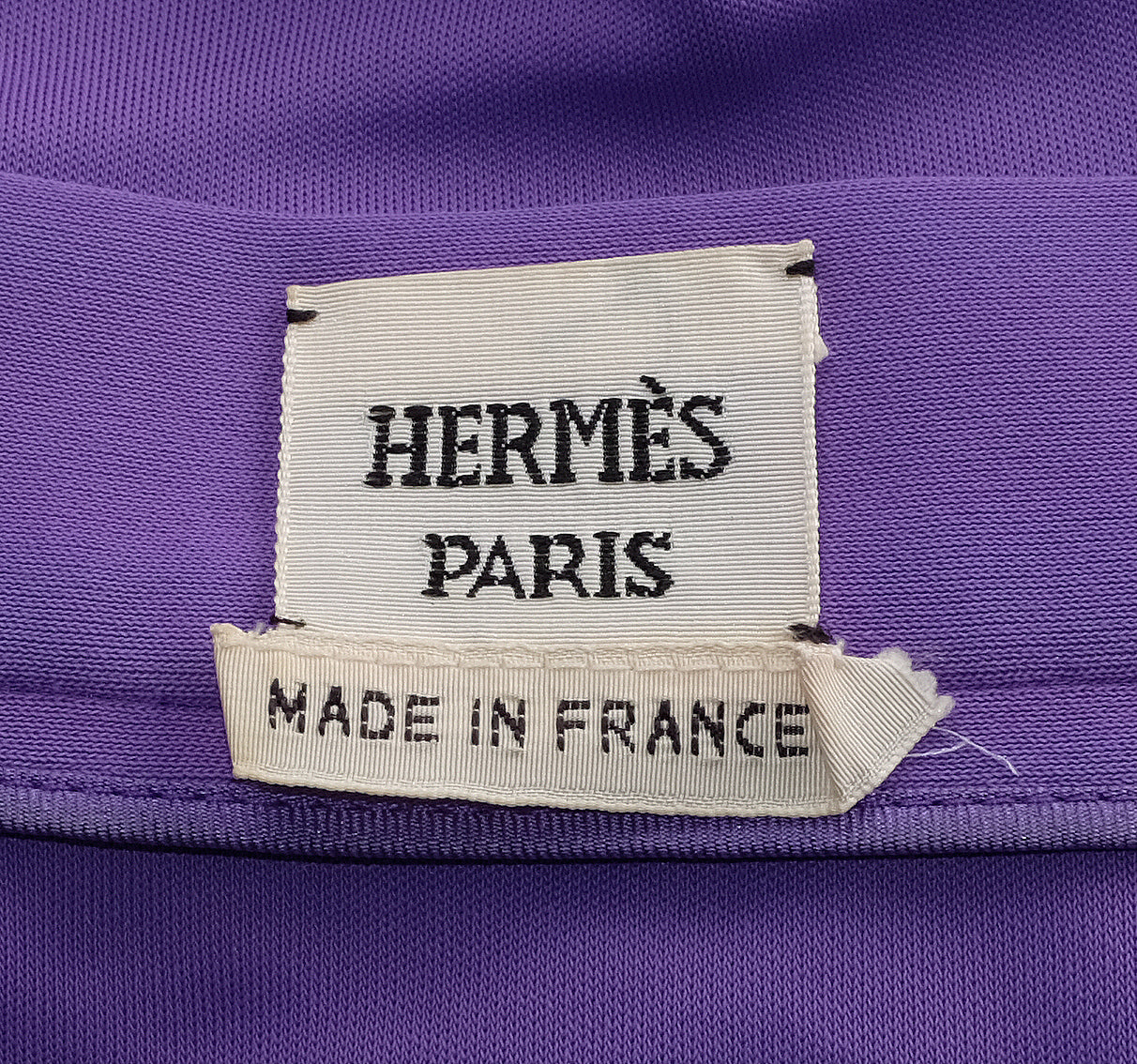 Hermes Purple Stretch Maxi Skirt