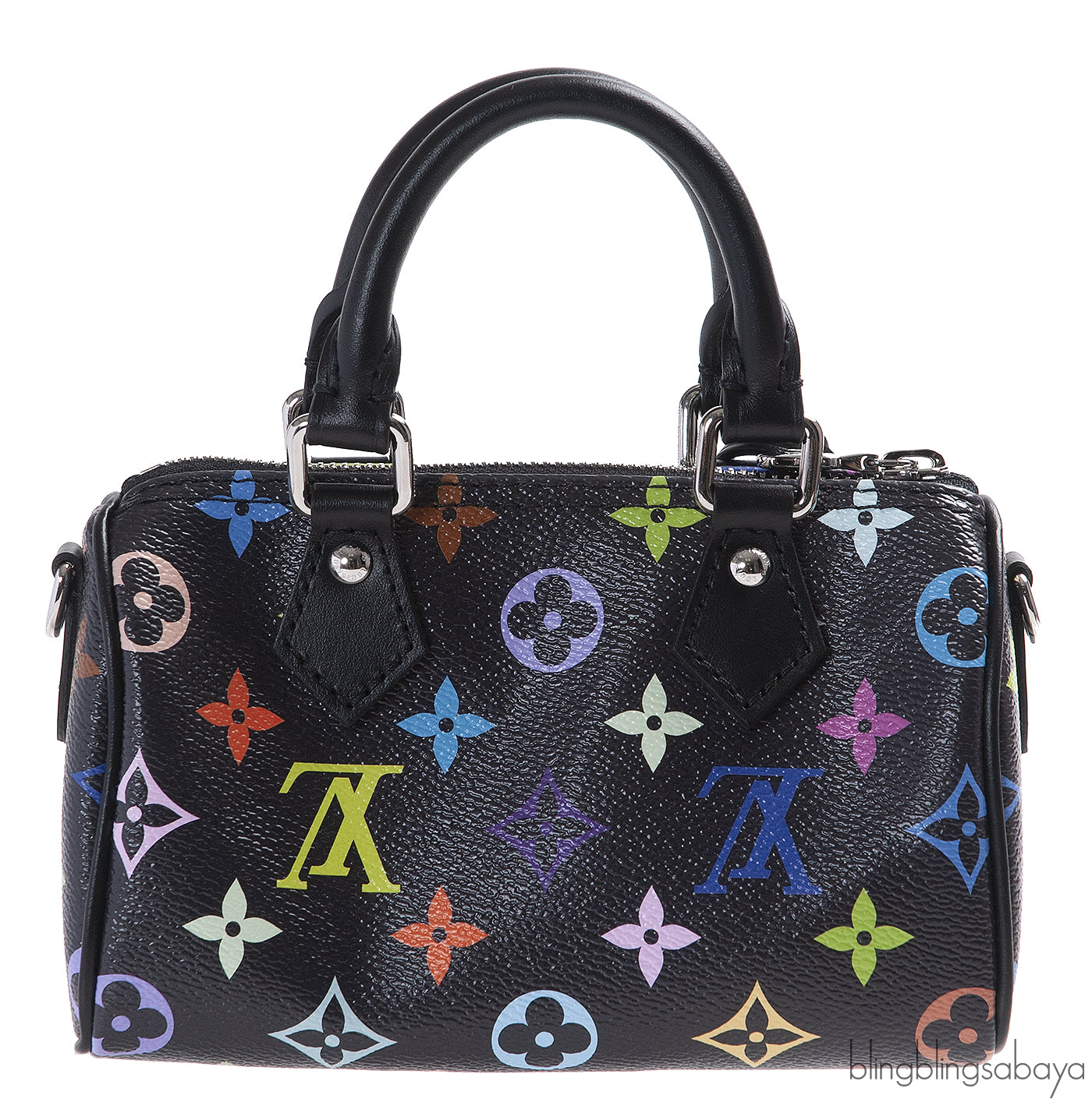 Louis Vuitton LV x TM Nano Monogram Speedy Black