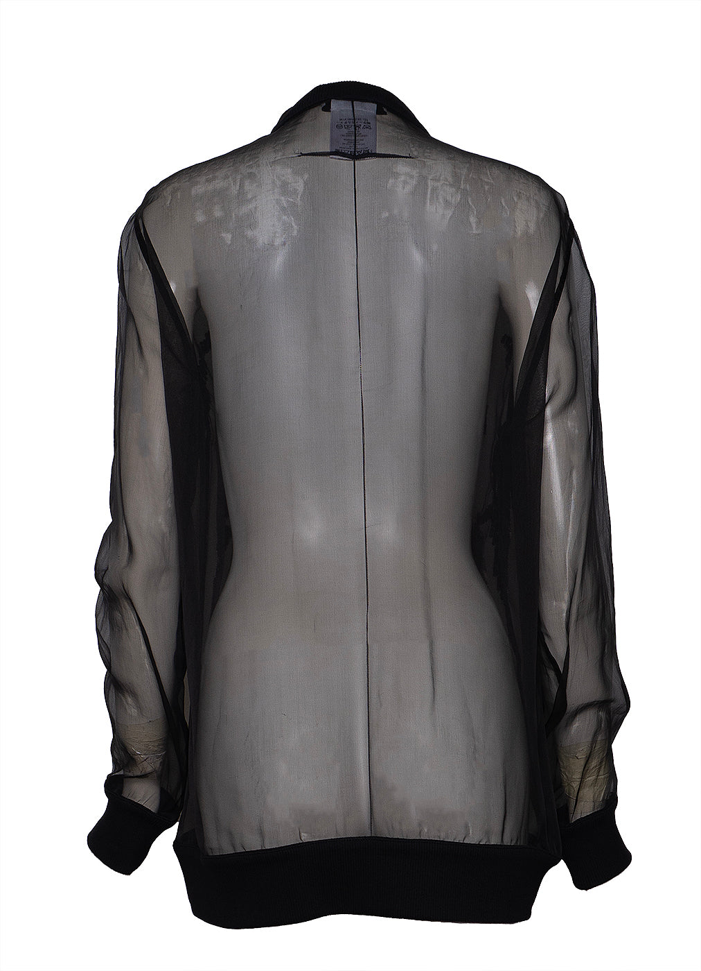 Givenchy Black Sequin Rottlweiler Mesh Top S
