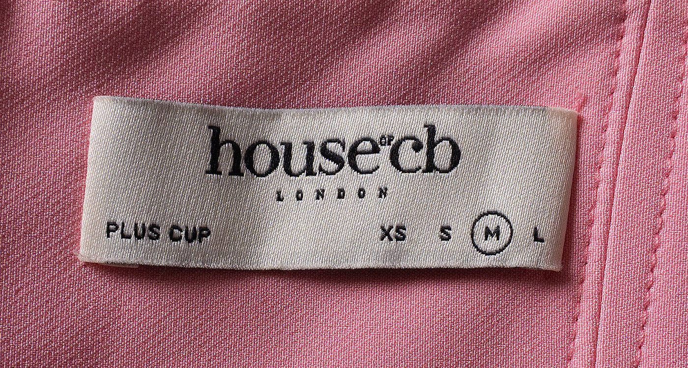 House of CB French Pink Sleeveless Midi Sundress M