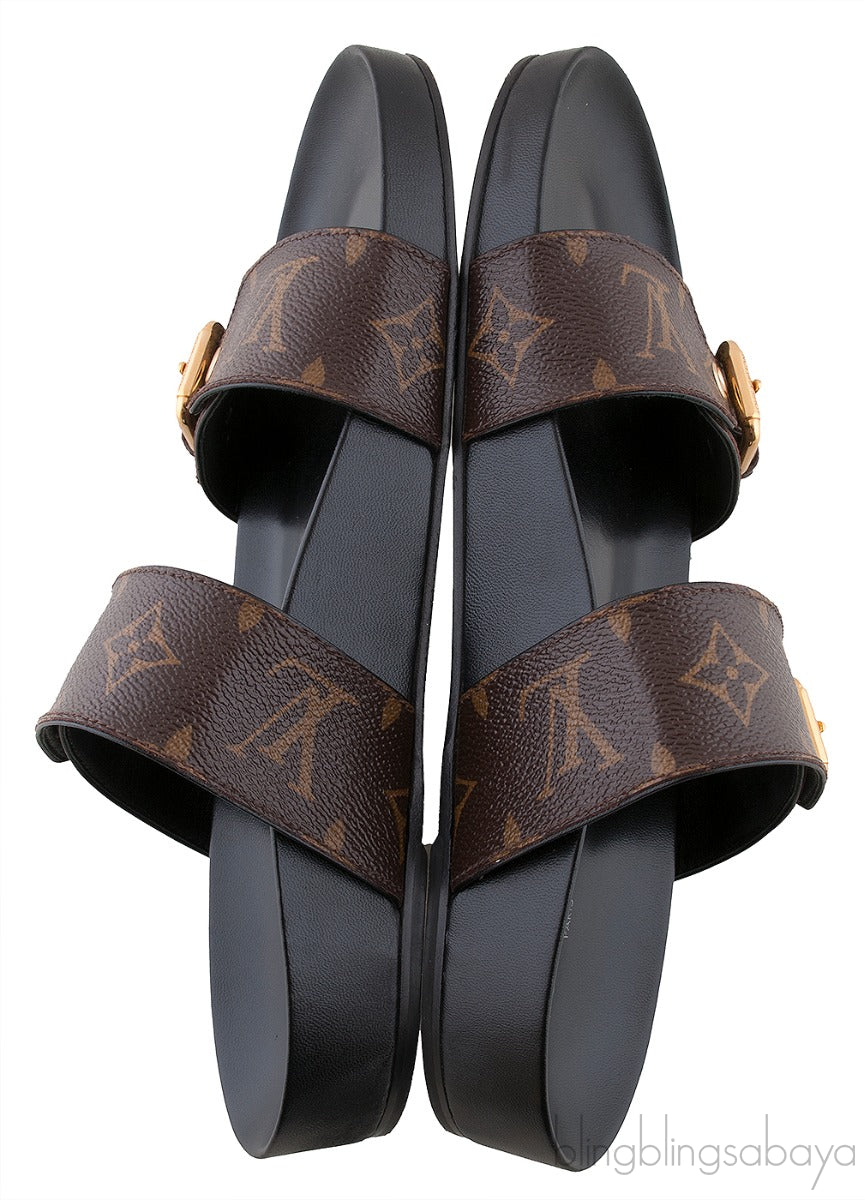 Monogram Bom Dia Flat Mule