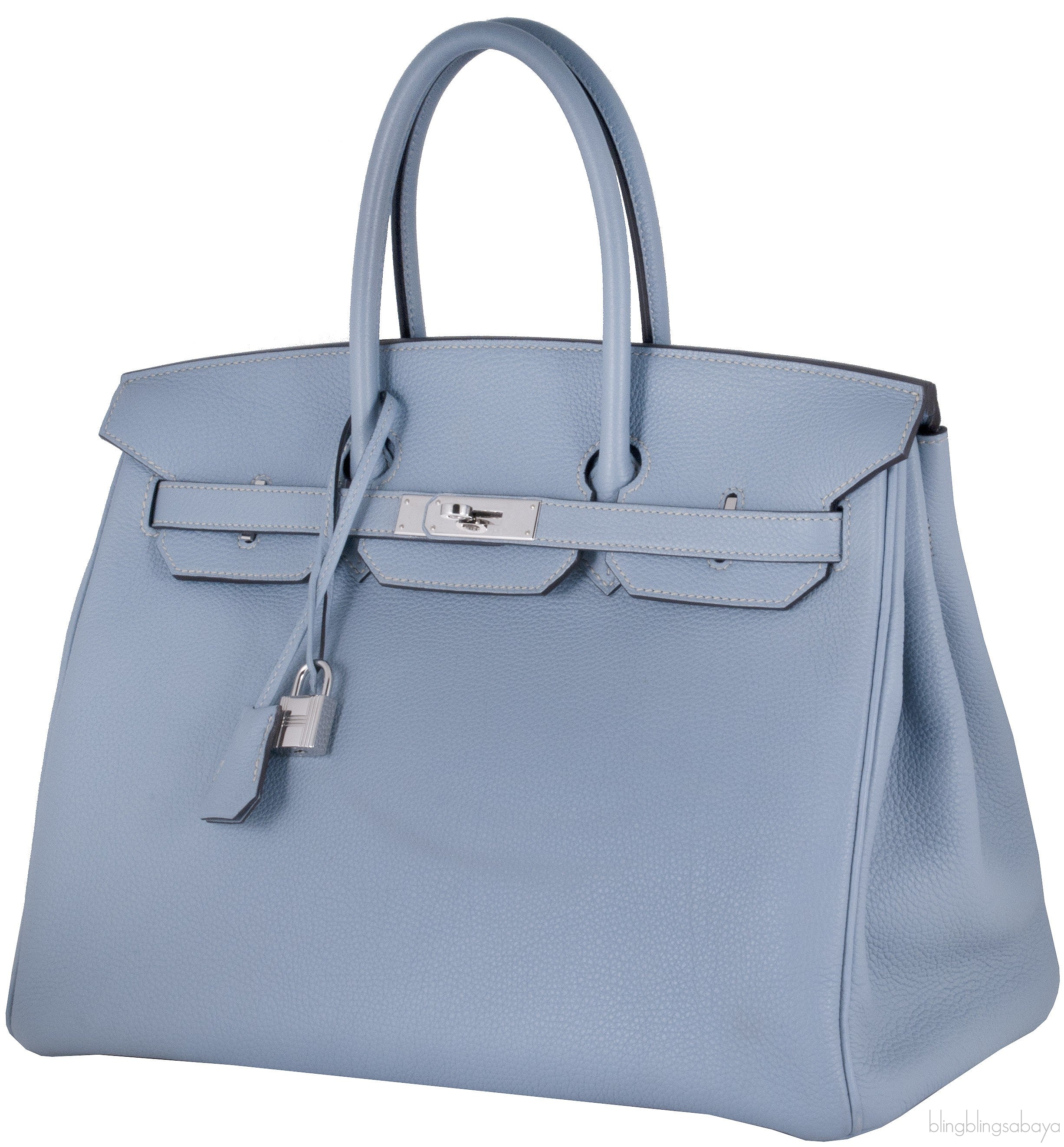 Birkin 35 Blue Lin Togo PHW