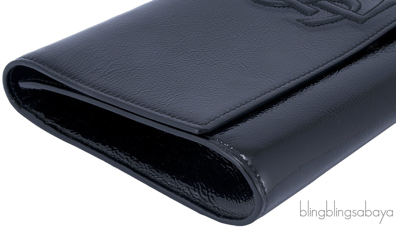 Black Patent Leather Clutch