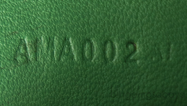 Jige Crocodile Emerald Green Patent