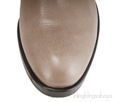 Brown Flat Knee High Boots