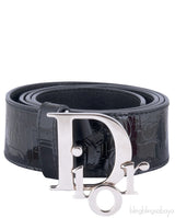 Black Patent Dior Belt