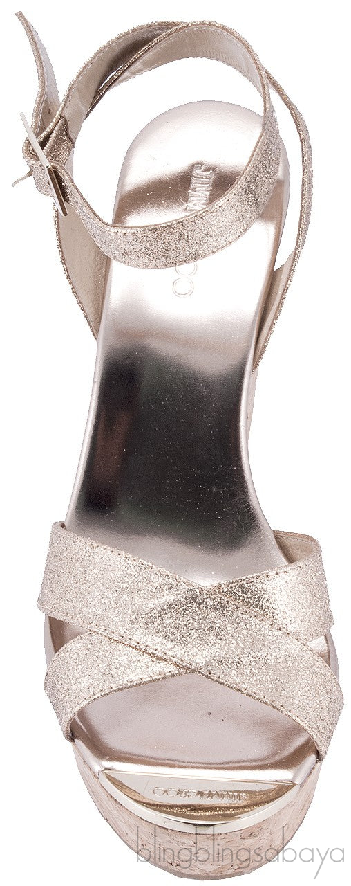 Papyrus Glitter Wedge