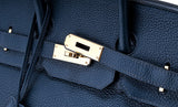 Birkin 35 Navy Blue Taurillon Clem.