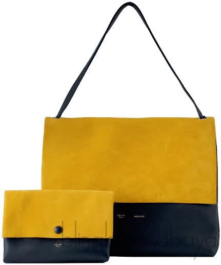 Tri-color All Soft Shoulder Bag