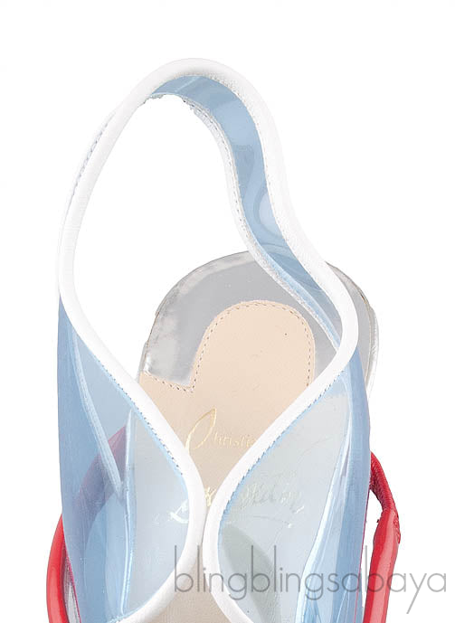 Aqua Ronda PVC Slingback