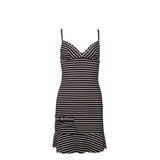 John Galliano Vintage Stripe Mini Dress