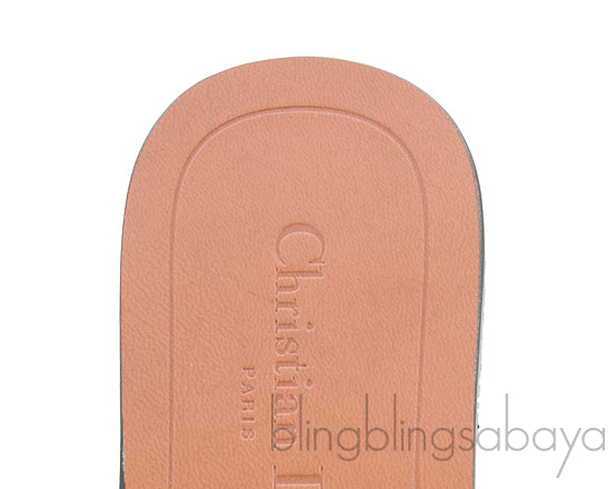 Diorevolution Tan Leather Mule
