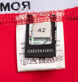 Fendi Red Polyamide Mini Shorts