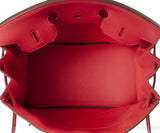 Hermes Birkin 35 Bougainvillea Taurillon Clem PHW