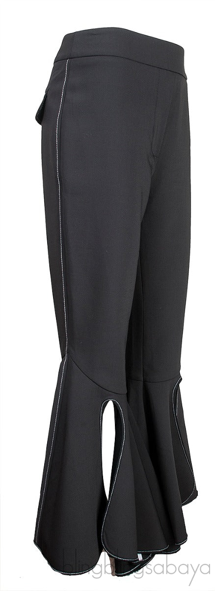 Black Wide Leg High Waisted Pants