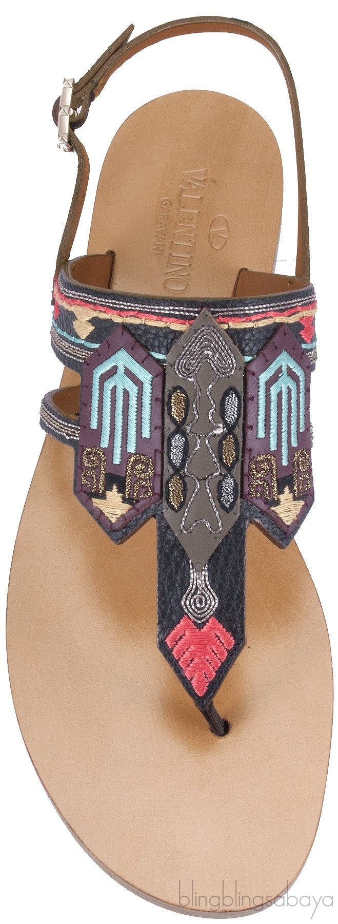 Valentino Garavani Multi-color Slip On Sandals