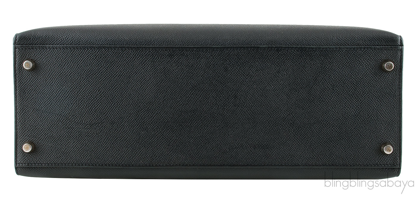 Kelly 35 Black Epsom Sellier GHW