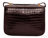 Constance Vintage Brown Croco