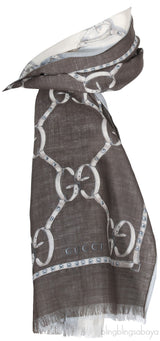 GG Print Tri-color Scarf
