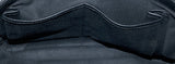 Rosette-appliquéd Leather Clutch