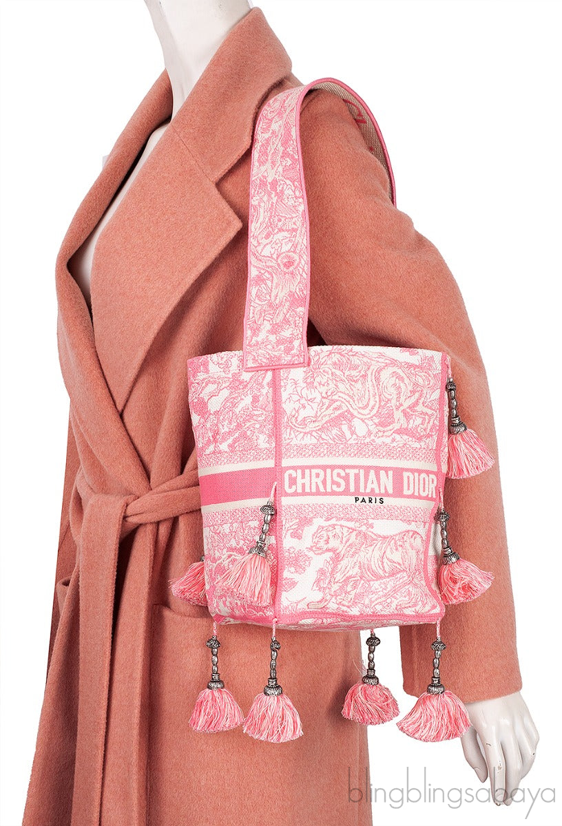 Pink Dior D-Bucket Bag