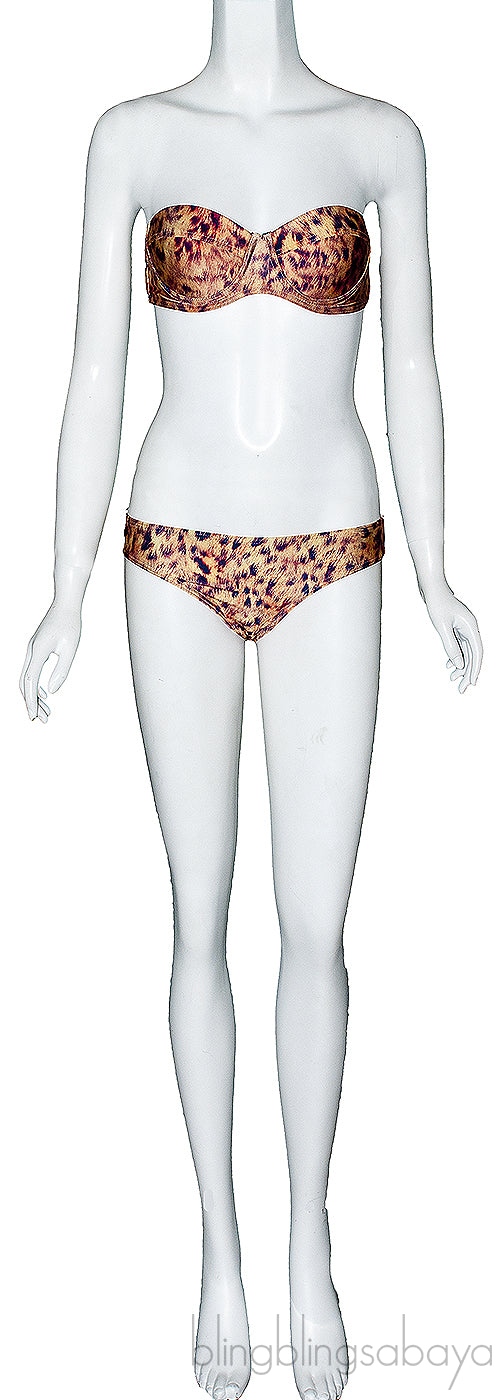 Tiger Print Bikini & Top