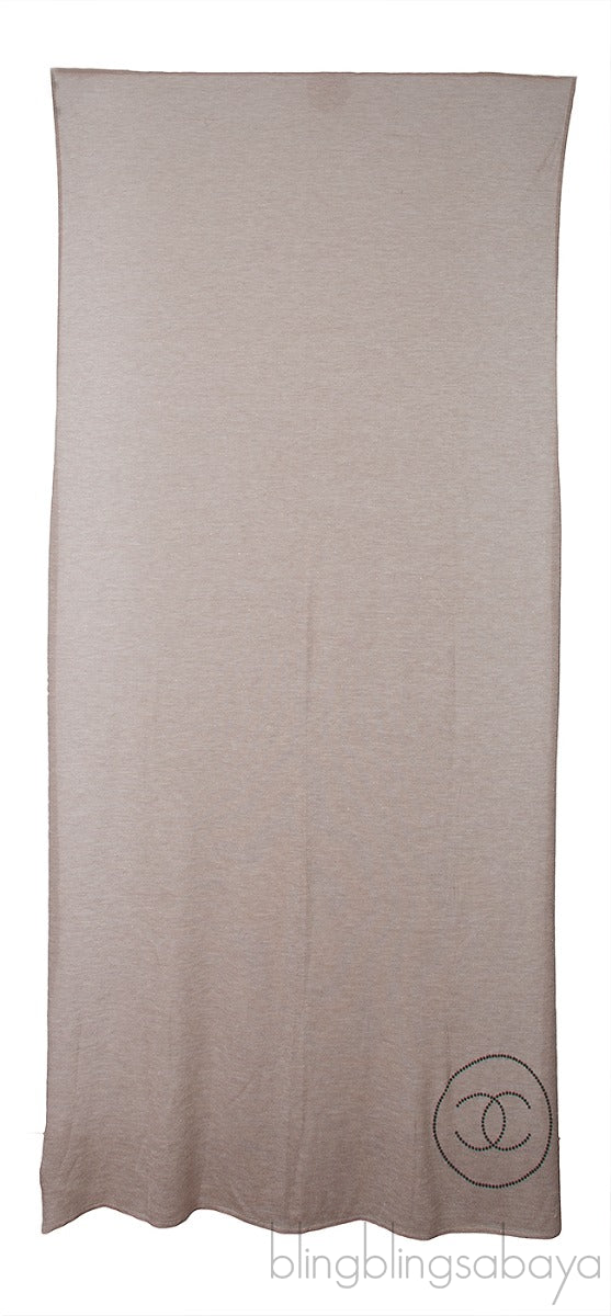 Brown Metallic CC Huge Shawl