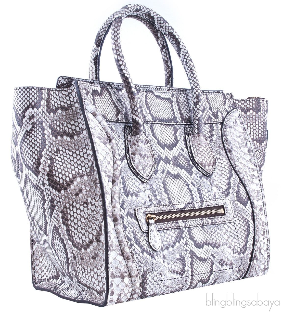 Mini Luggage Natural Python