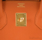 Birkin 35 Orange Togo GHW
