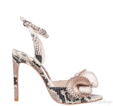 Python Slingback Heels