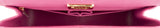 Fuchsia Crocodile Jumbo Flap Bag