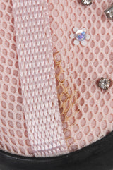 Pink Embellished Fusion Sneakers