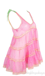 Neon Pink & Green Camisole