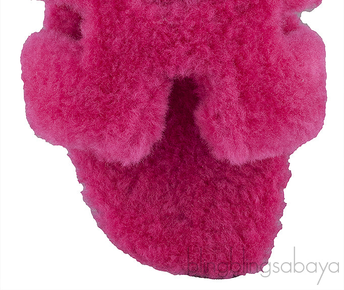 Oran Teddy Bear Fuchsia Sandals