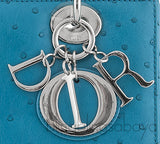 Lady Dior Blue Green Ostrich GHW
