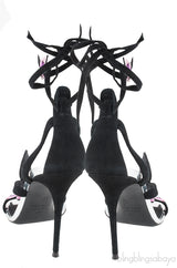 Mistico Butterfly Suede Leather Sandals