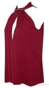 Sleeveless Halter Neck Top