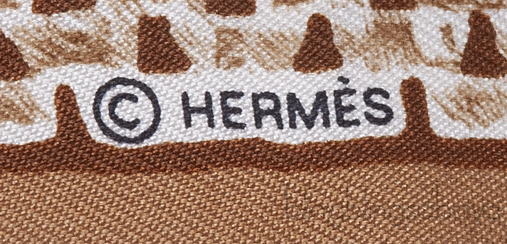 Hermes Strap Print Twilly