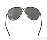 Peter TF142 Black Aviator Sunglasses